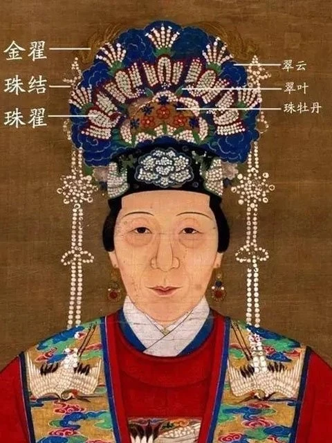 Traditional Chinese Hair Jewelry - Ming Style Diji & Tiaopai