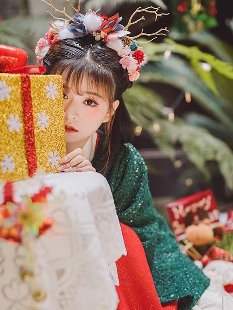 5 Sets of Graceful Hanfu Photos for Christmas 5