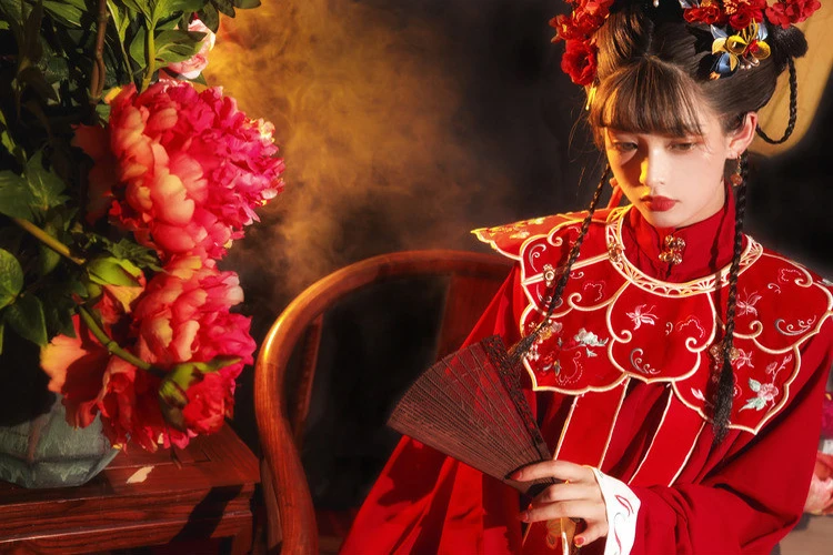 Peony Wedding Hanfu Dress