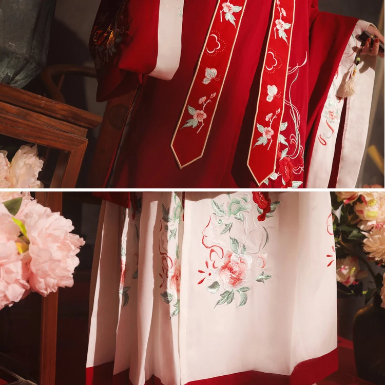 Peony Wedding Hanfu Dress