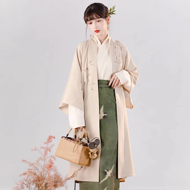 Women-Song-Dynasty-Hanfu-Long-Stylish-Spring-Daily-Wear-1 Women's Song Dynasty Hanfu Long Stylish Spring Daily Wear