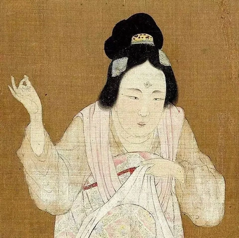 Painting Appreciation: Court Ladies Preparing Newly Woven Silk 8