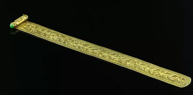 Ancient Chinese Headdress Qing Dynasty Bian Fang