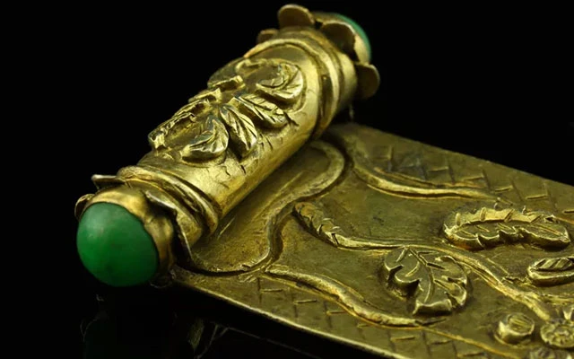Ancient Chinese Headdress Qing Dynasty Bian Fang
