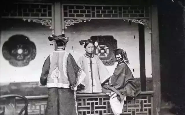 Ancient Chinese Headdress Qing Dynasty Bian Fang