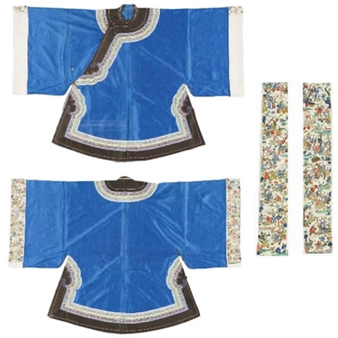 History of Cuff Embroidery in Qing Dynasty Clothing - Wanxiu