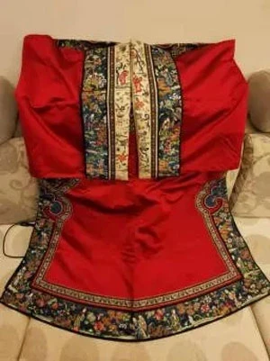 History of Cuff Embroidery in Qing Dynasty Clothing - Wanxiu