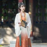 Red Camellia summer hanfu