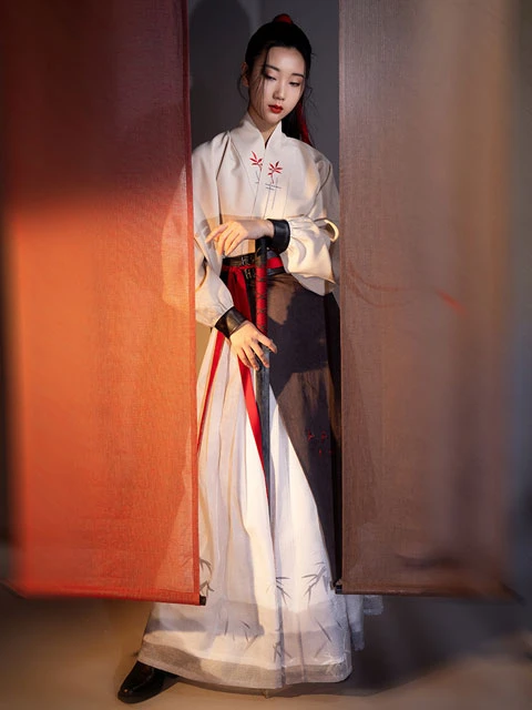 4 Sets of Martial Arts Style Hanfu for Girls