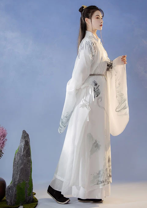 4 Sets of Martial Arts Style Hanfu for Girls