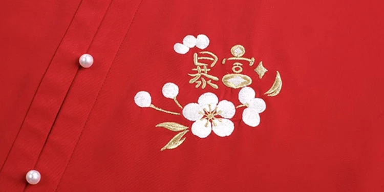 Modern Hanfu Fall Modified Fashion Hanfu New Year Suit