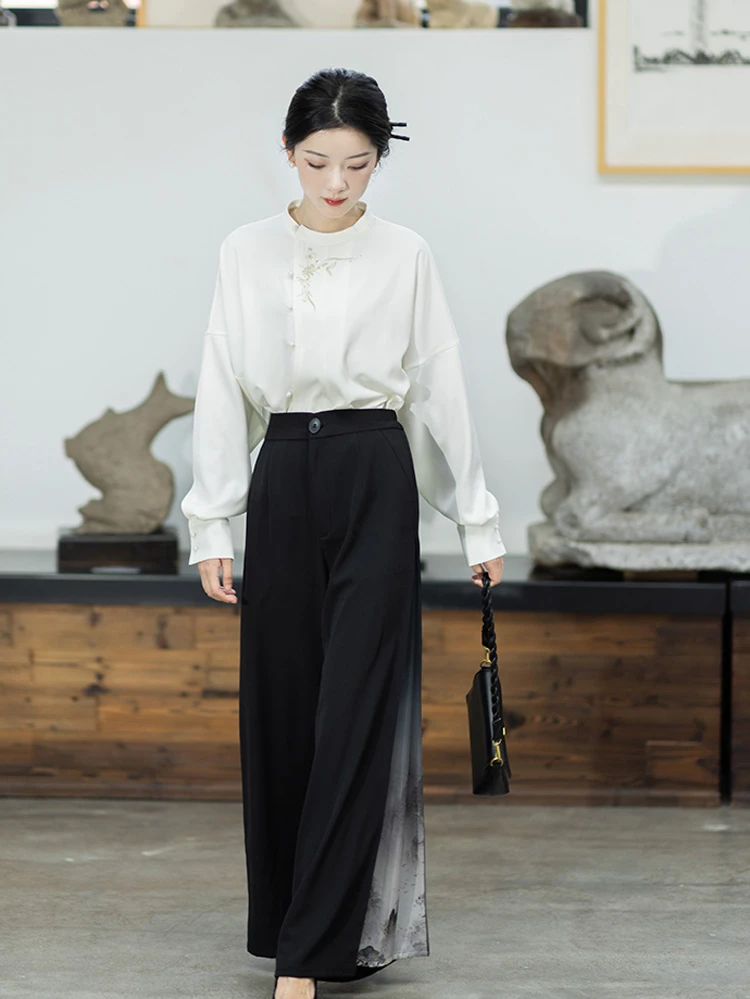 Winter Hanfu Coat Modern Song Warm Top for Women