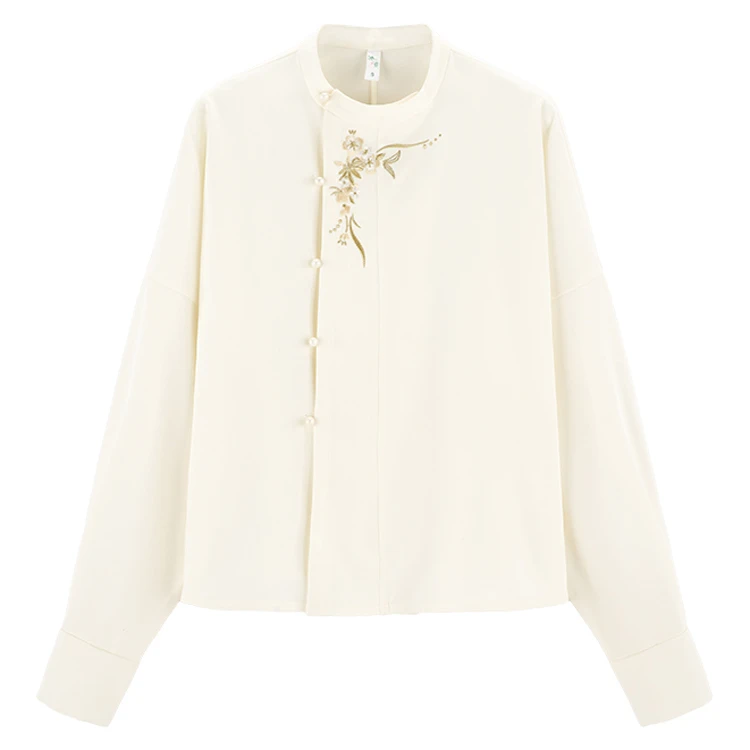 Winter Hanfu Coat Modern Song Warm Top for Women
