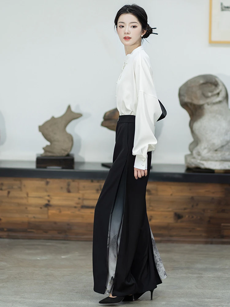 Winter Hanfu Coat Modern Song Warm Top for Women