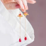 Water Lotus hanfu earrings
