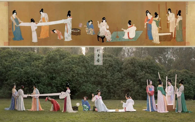 Exquisite Restored Hanfu from the Ancient Painting 2