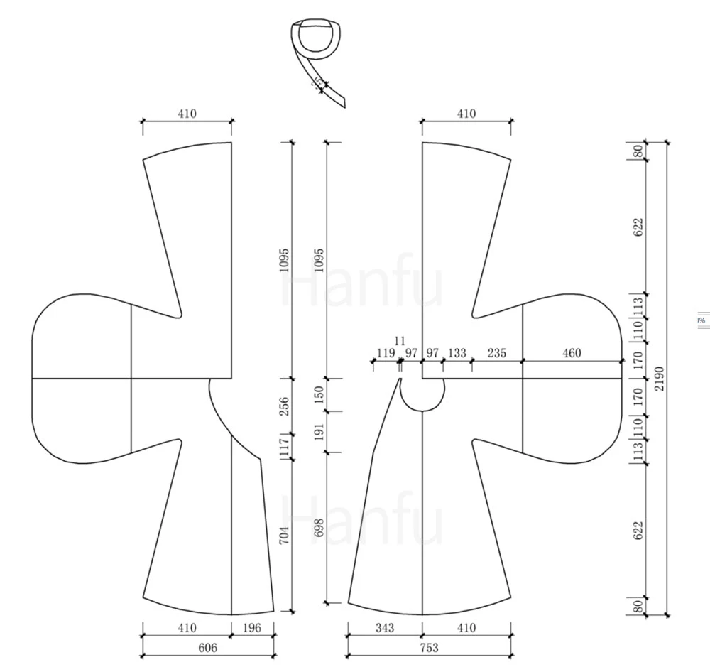 Hanfu Making(5) - Pan Collar Aoqun Cutting & Sewing Patterns