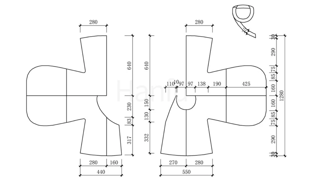Hanfu Making(5) - Pan Collar Aoqun Cutting & Sewing Patterns