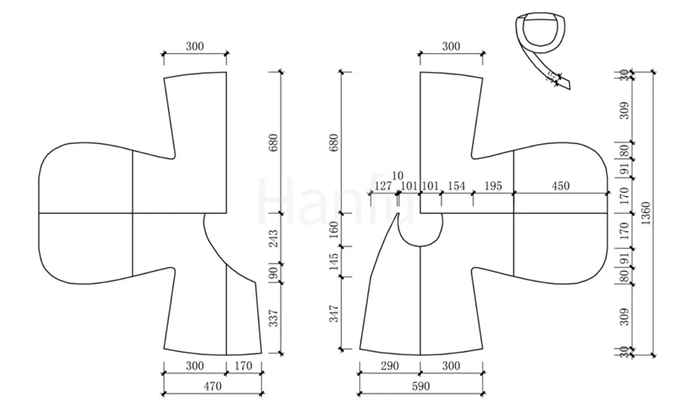 Hanfu Making(5) - Pan Collar Aoqun Cutting & Sewing Patterns