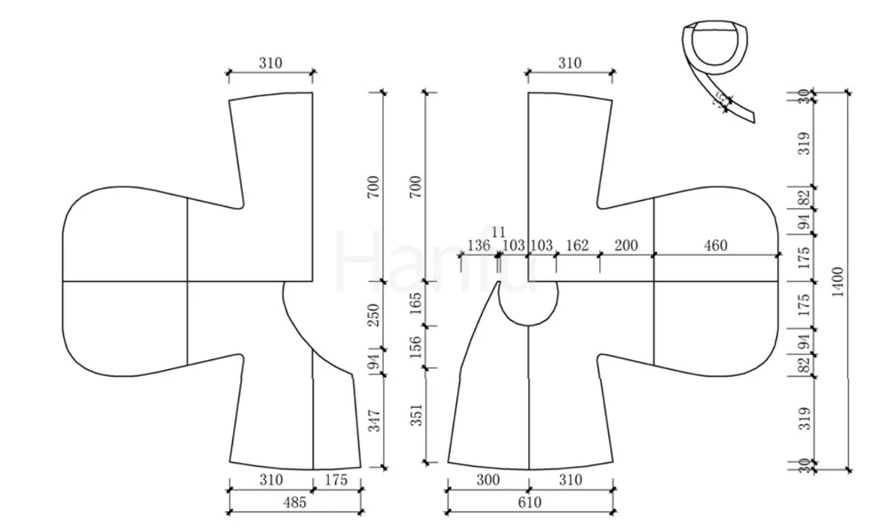 Hanfu Making(5) - Pan Collar Aoqun Cutting & Sewing Patterns