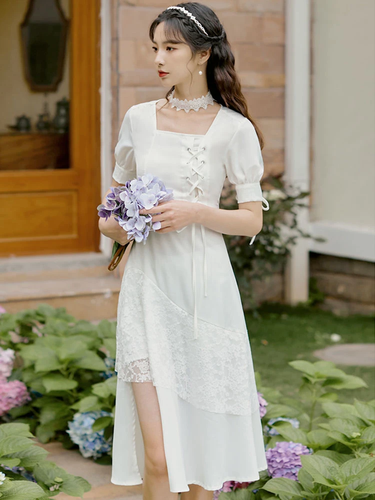 Lace Snowball newhanfu