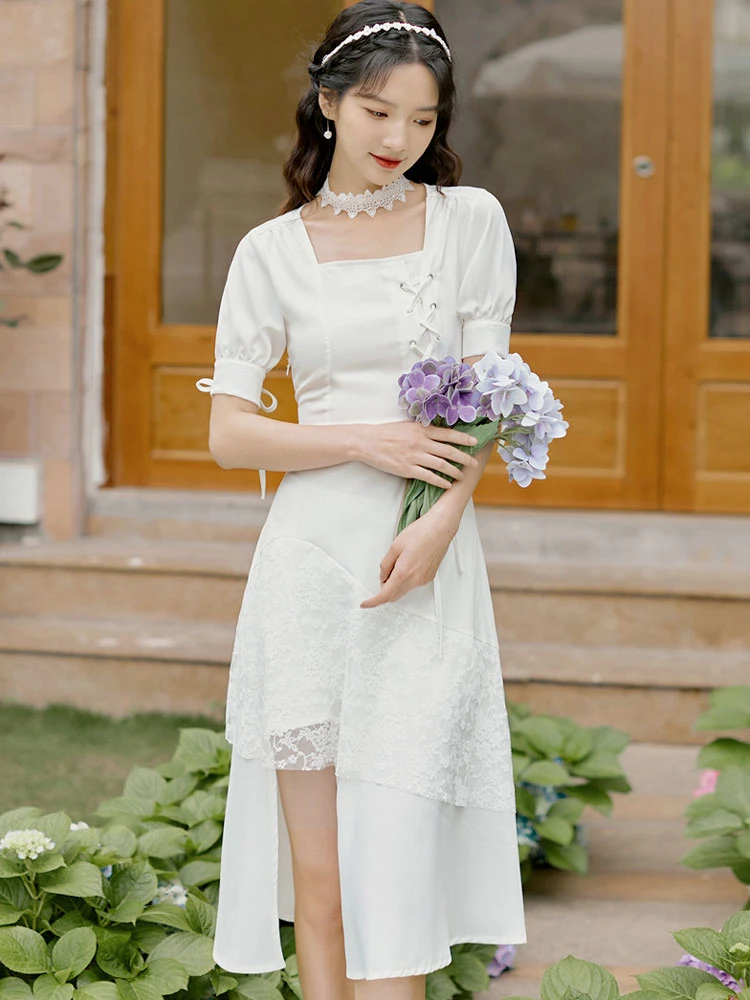 Lace Snowball newhanfu