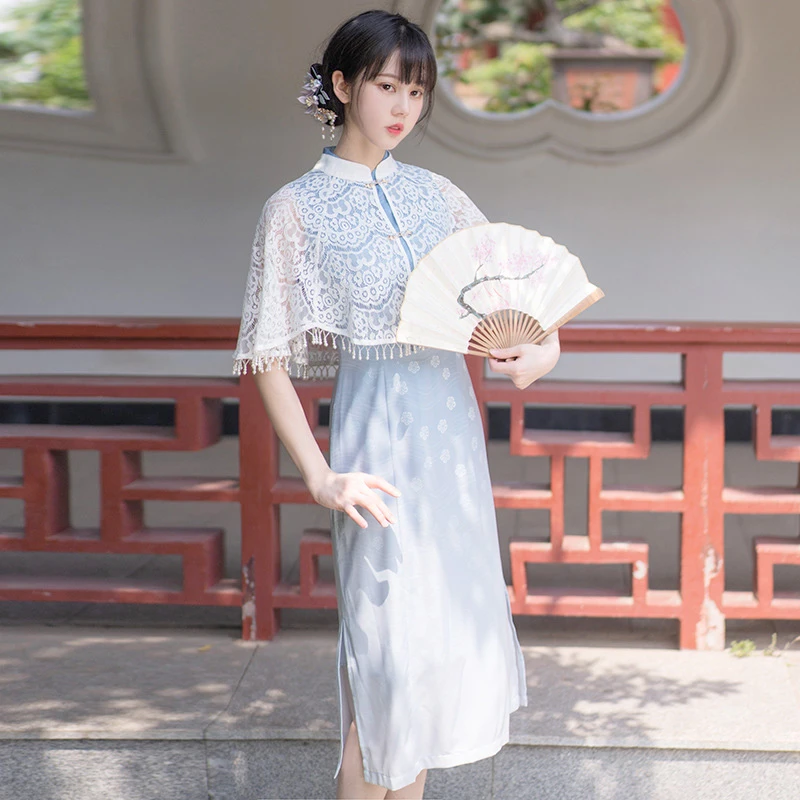 Sea Flower qipao cheongsam