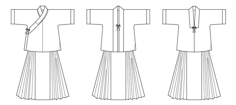 Hanfu Making(7) - Banbi Cutting & Sewing Patterns