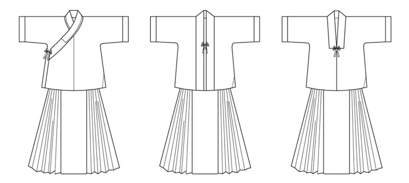 Hanfu Making(7) - Banbi Cutting & Sewing Patterns