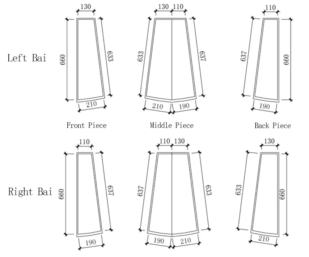 Hanfu Making(9) - Zhiduo Zhishen Daopao Cutting & Sewing Patterns 13