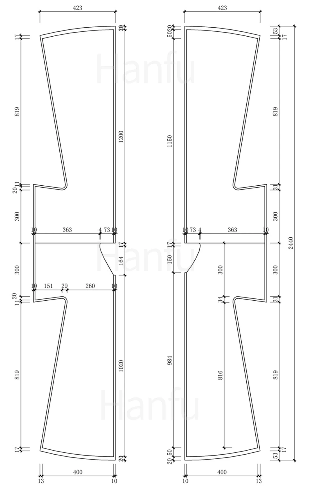 Hanfu Making(9) - Zhiduo Zhishen Daopao Cutting & Sewing Patterns 17