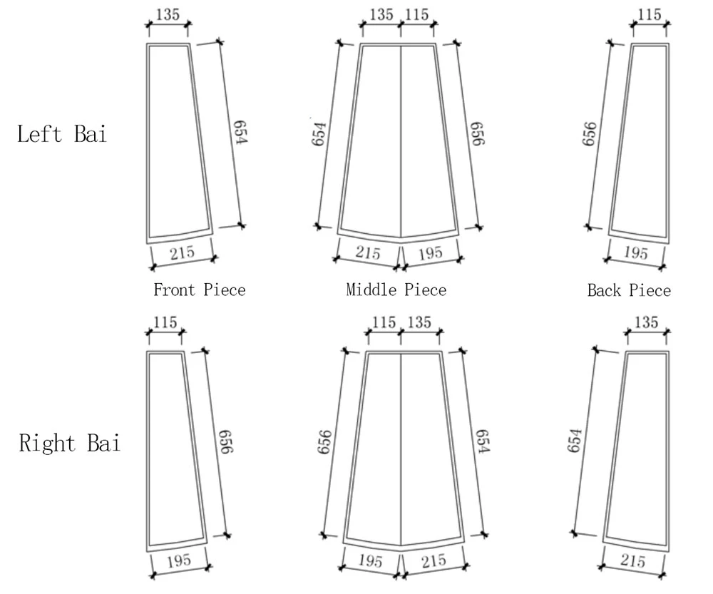 Hanfu Making(9) - Zhiduo Zhishen Daopao Cutting & Sewing Patterns 20