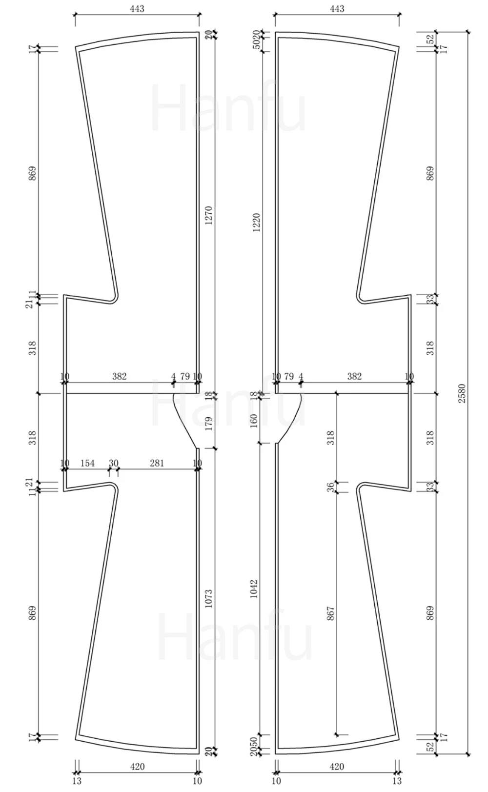 Hanfu Making(9) - Zhiduo Zhishen Daopao Cutting & Sewing Patterns 24