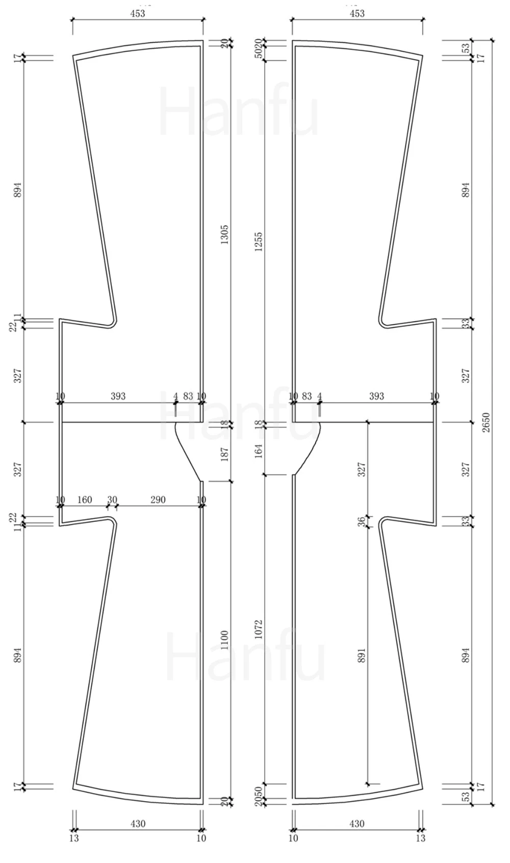 Hanfu Making(9) - Zhiduo Zhishen Daopao Cutting & Sewing Patterns 38