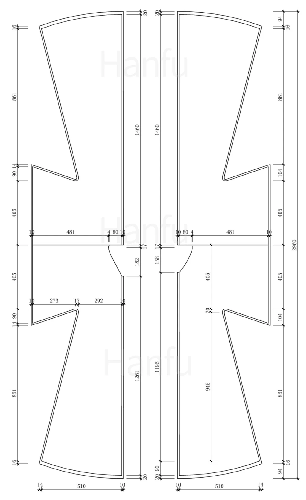 Hanfu Making(9) - Zhiduo Zhishen Daopao Cutting & Sewing Patterns 55