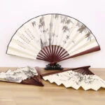 Painting Fan hanfu accessory