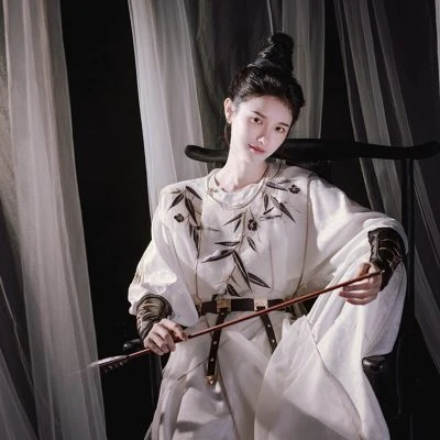 Tang Dynasty Round Neck Robe Improved Fashion Couple's Hanfu