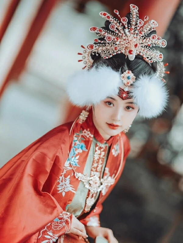 Taking Pictures of Ming Style Hanfu in the Forbidden City 13