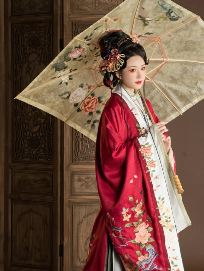 Taking Pictures of Ming Style Hanfu in the Forbidden City 7
