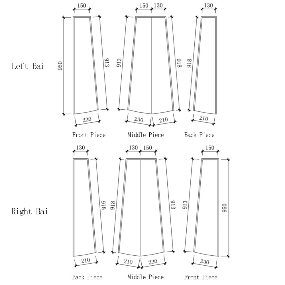 Hanfu Making(10) - Panling Pao and Lanshan Cutting & Sewing Patterns 60