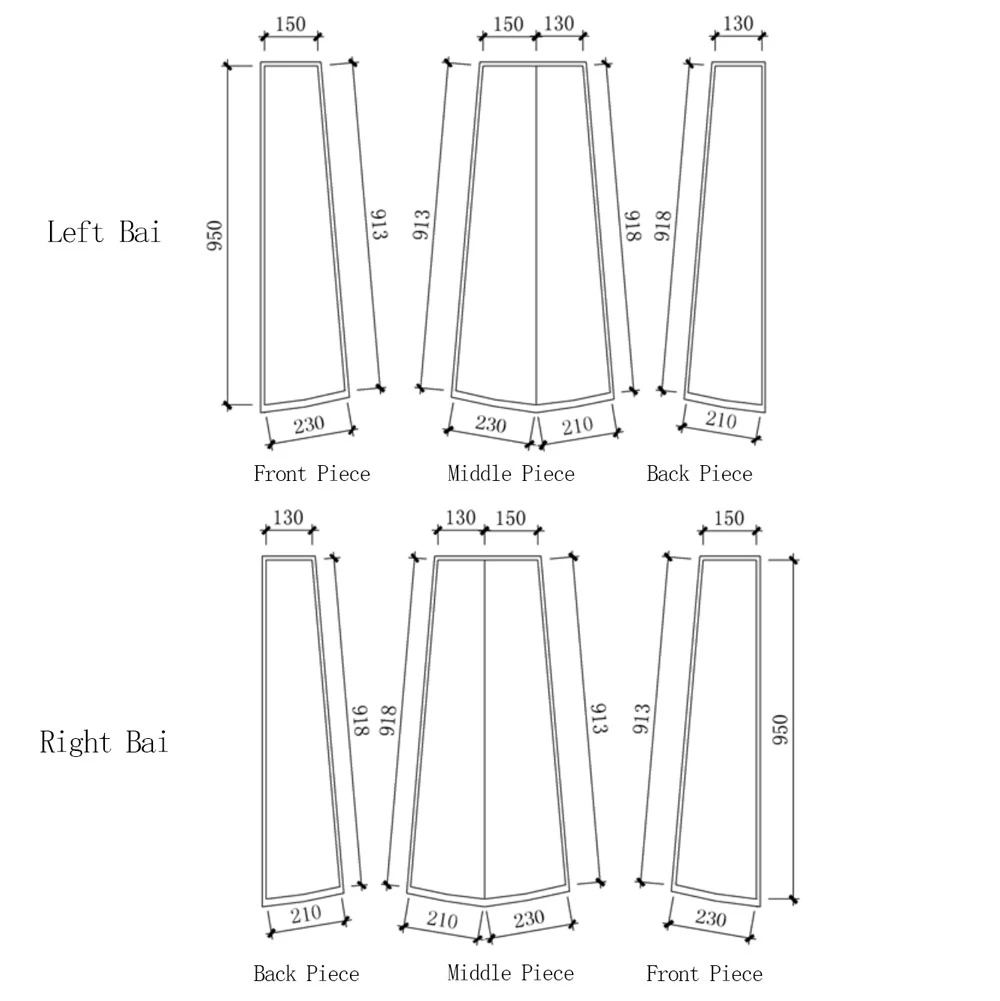 Hanfu Making(10) - Panling Pao and Lanshan Cutting & Sewing Patterns 30