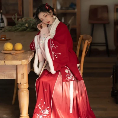 7 Cute and Comfy Winter Hanfu Outfits in 2022 12