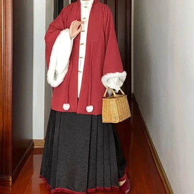 7 Cute and Comfy Winter Hanfu Outfits in 2022 14