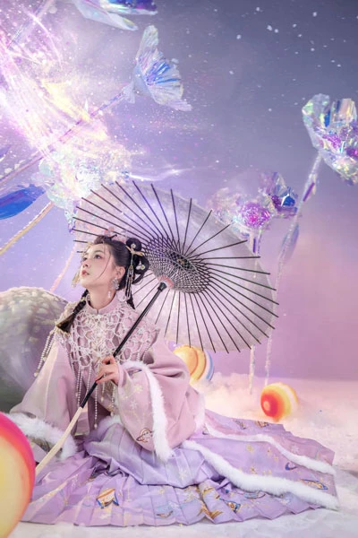 3 Colorful Winter Hanfu Wearing Styling for You