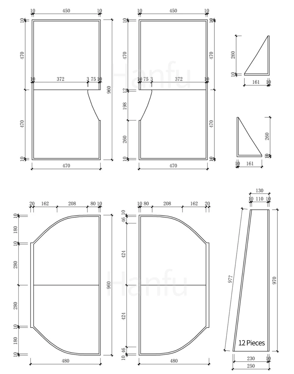 Hanfu Making(11) - Shenyi Cutting & Sewing Patterns 9