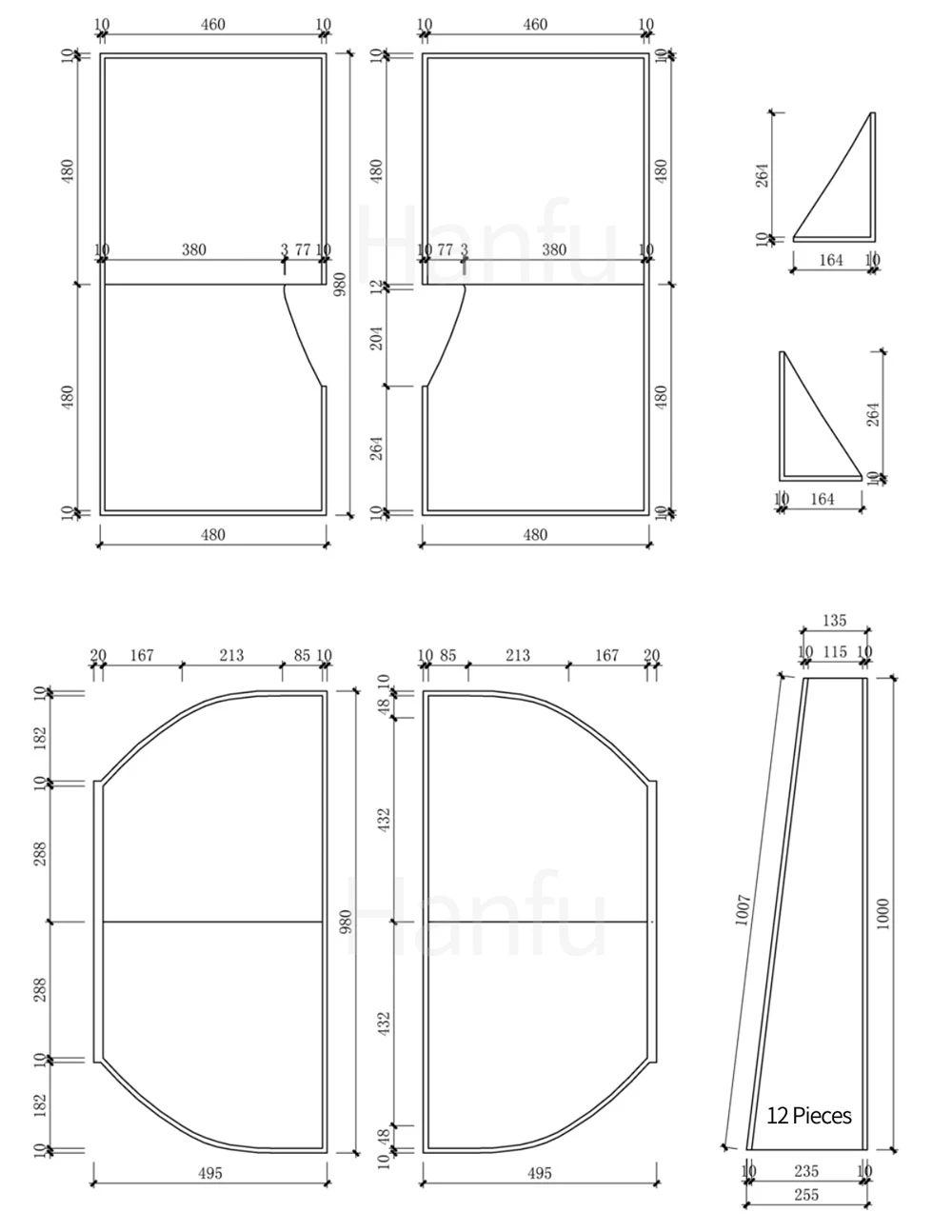 Hanfu Making(11) - Shenyi Cutting & Sewing Patterns 13