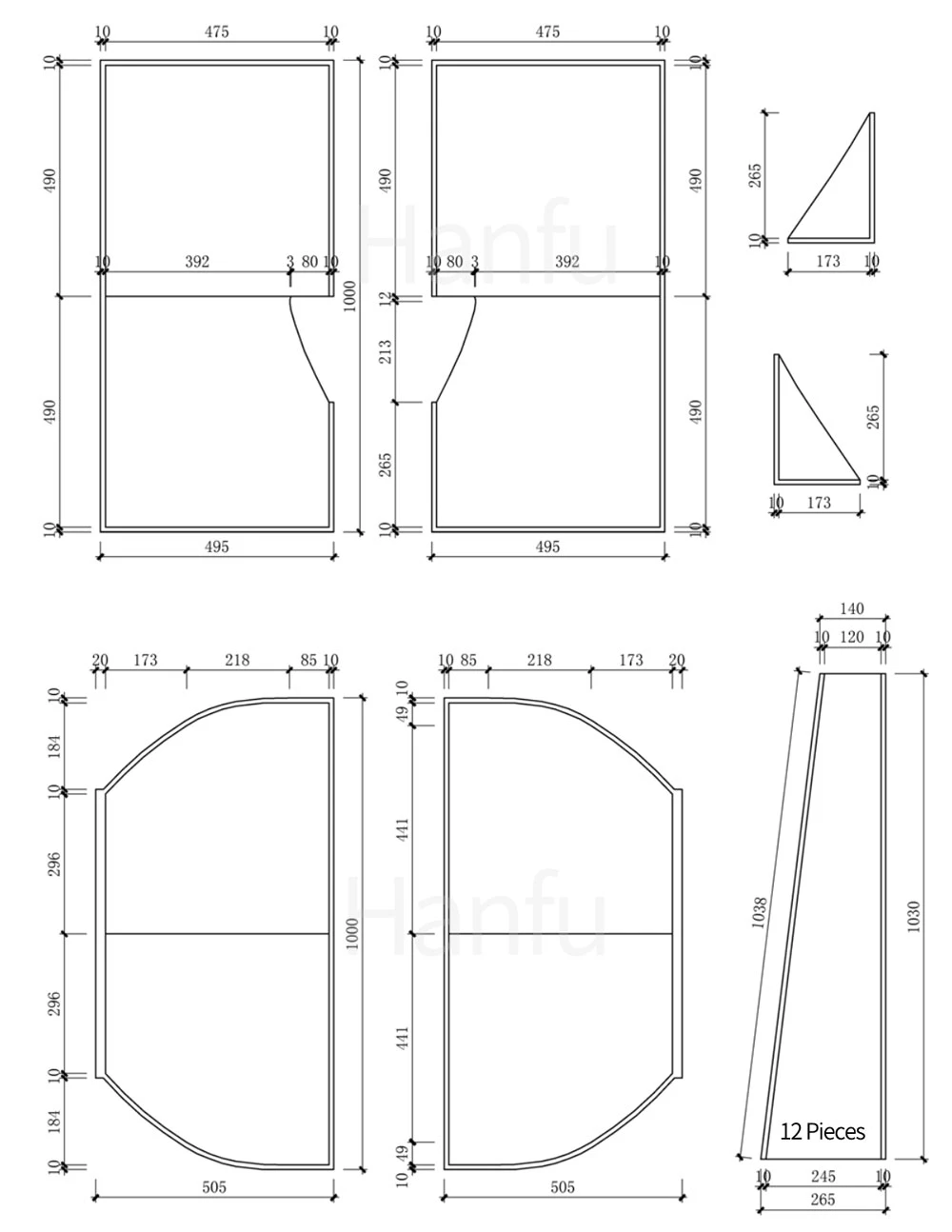 Hanfu Making(11) - Shenyi Cutting & Sewing Patterns 17