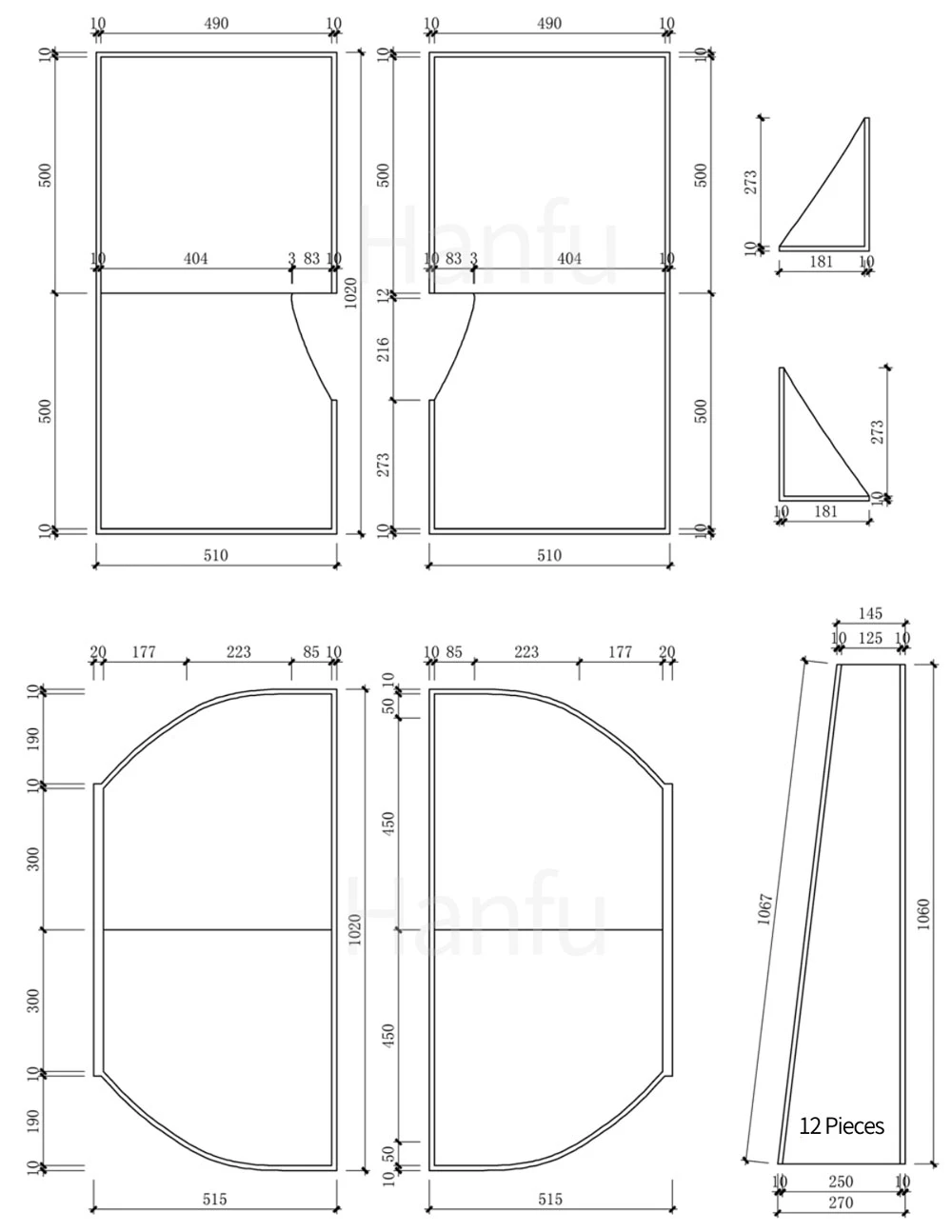 Hanfu Making(11) - Shenyi Cutting & Sewing Patterns 21