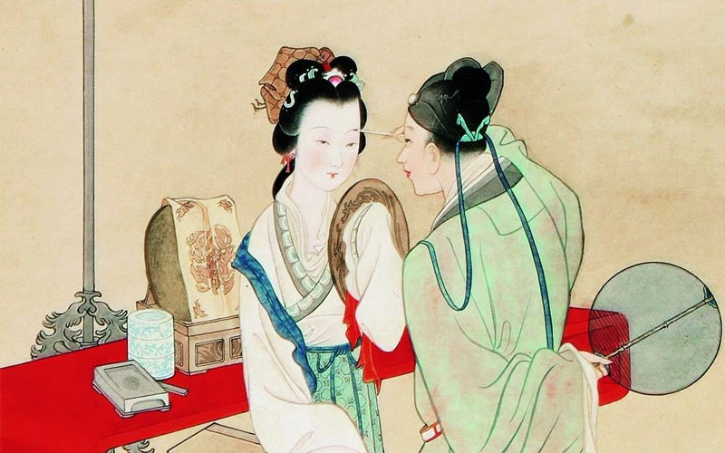 History of Traditional Chinese Eyebows Makeup - Material & Shape