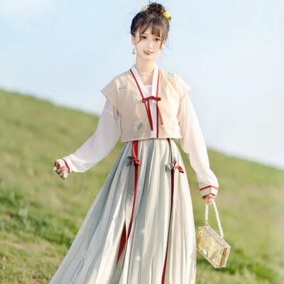 Spring Begonia hanfu dress